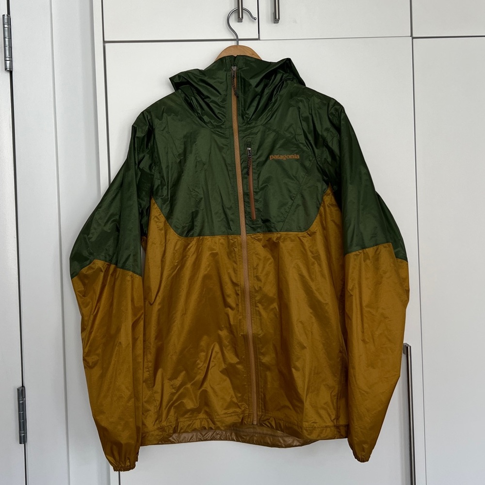 Lightweight Patagonia waterproof shell